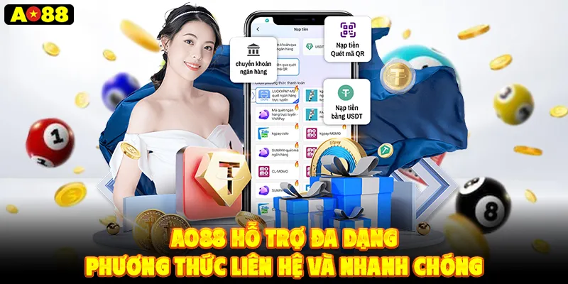 ao88 hỗ trợ đa dạng các phương thức thanh toán